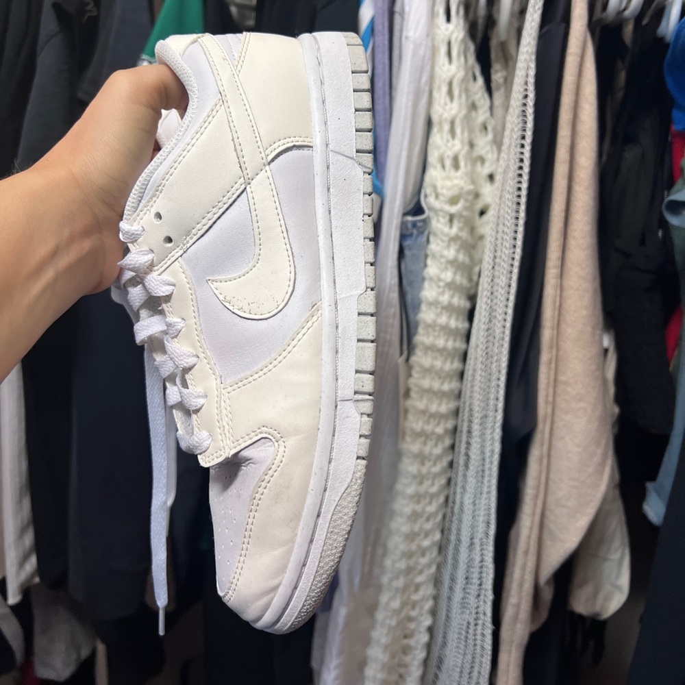 Women dunk low white sail